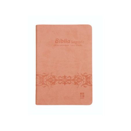 BÍBLIA DN 64C LG | Rosa | Concordância | Letra Grande